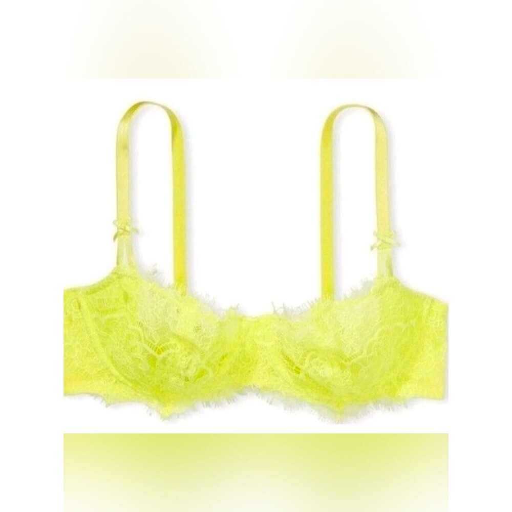 Victoria's Secret | Dream Angels Wicked Unlined Lace Balconette Bra 32DDD